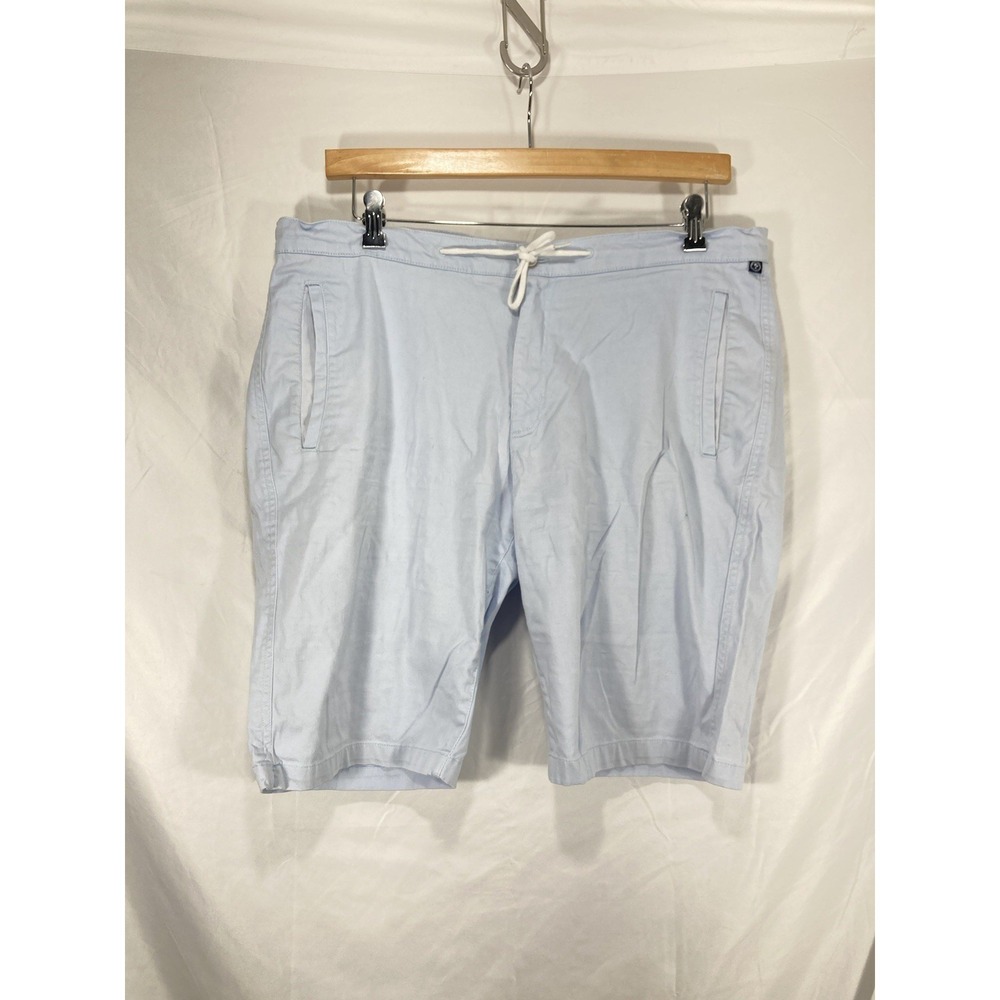 Desert Dunes Men's Baby Blue Living Life  Cotton Blend Shorts Size 36